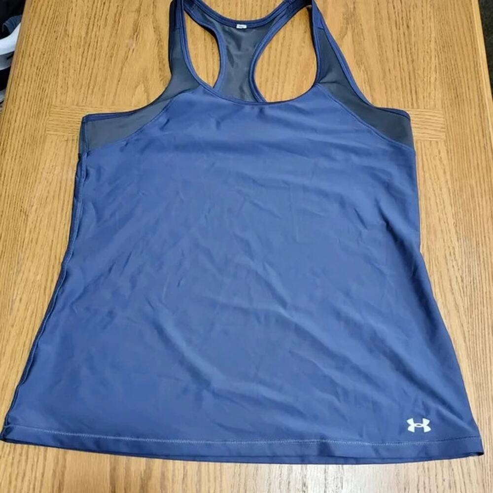 Under Armour Navy Blue Racerback Tank Top